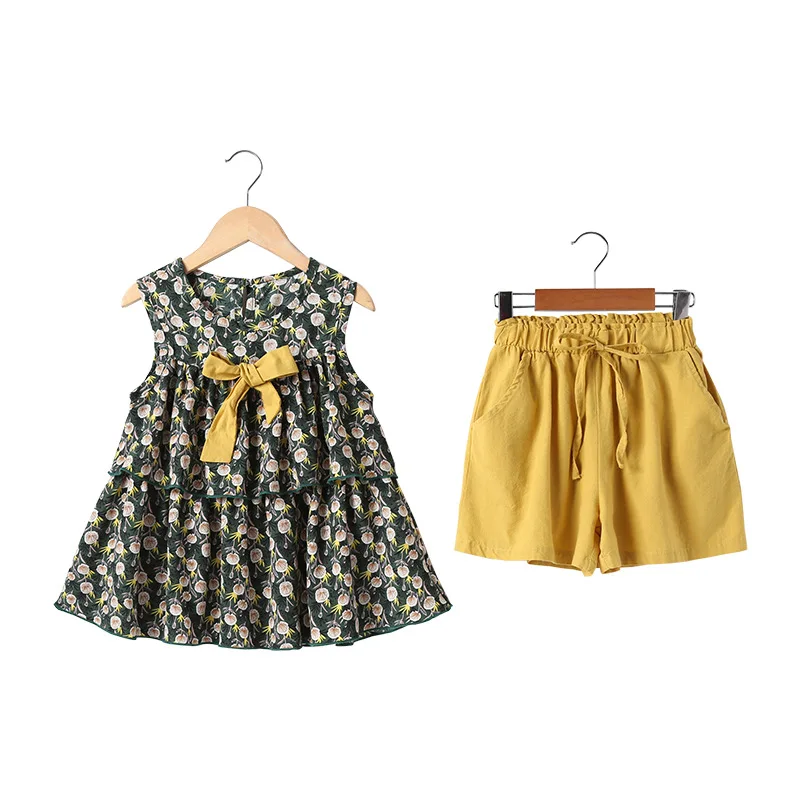 Girls Clothing Sets Summer Cotton Vest Two-piece Sleeveless Children Sets Casual Fashion Girls Clothes
Girls Clothing Sets Summer Cotton Vest Two-piece Sleeveless Children Sets Casual Fashion Girls Clothes