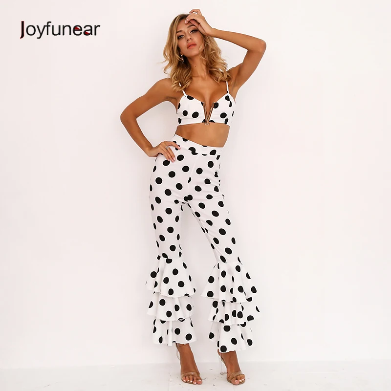 Joyfunear New Polka dot Sexy Tracksuit For Women 2 Piece Set Women Clothes Strap Crop Tops Butterfly Pants Sexy Two Piece Set
Joyfunear New Polka dot Sexy Tracksuit For Women 2 Piece Set Women Clothes Strap Crop Tops Butterfly Pants Sexy Two Piece Set