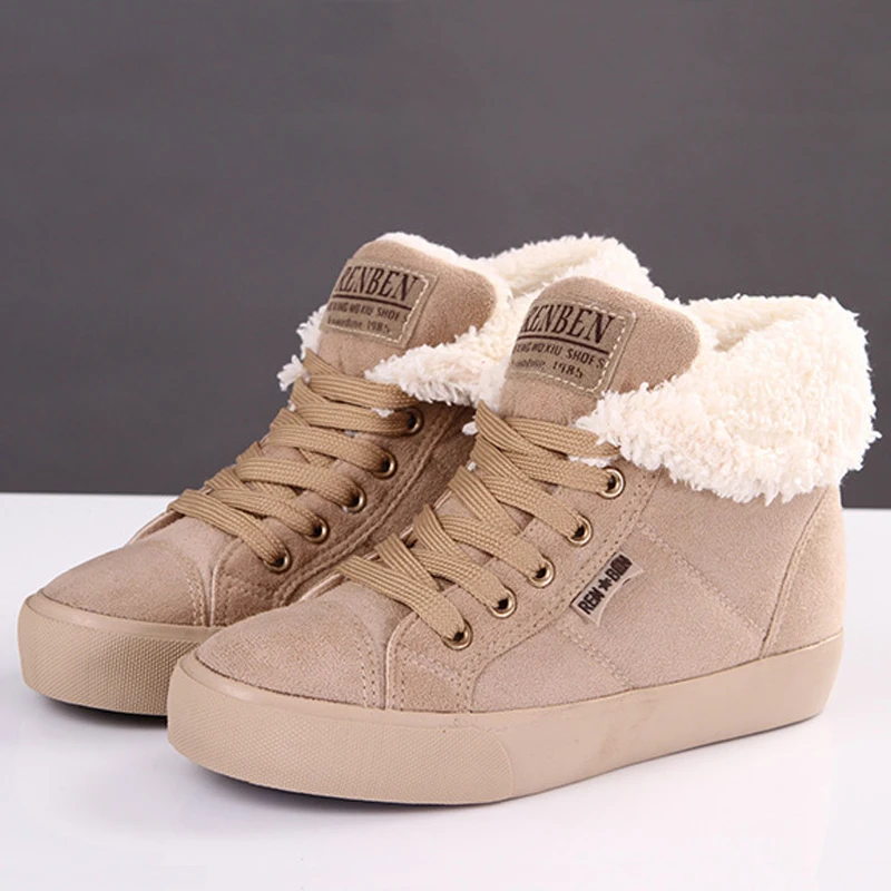 Women ankle boots 2019 flock winter shoes women snow boots height increasing warm flat boots
Women ankle boots 2019 flock winter shoes women snow boots height increasing warm flat boots