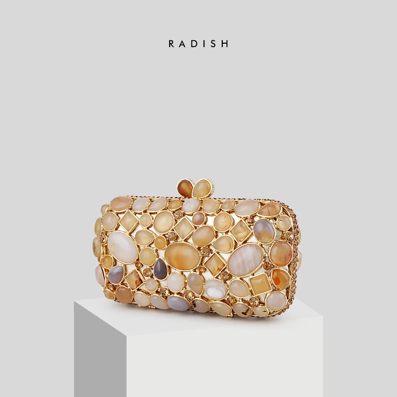 RADISH Female Luxury European and American Style Carnelian Agate Women Evening Clutches Bag Female Wallets
RADISH Female Luxury European and American Style Carnelian Agate Women Evening Clutches Bag Female Wallets