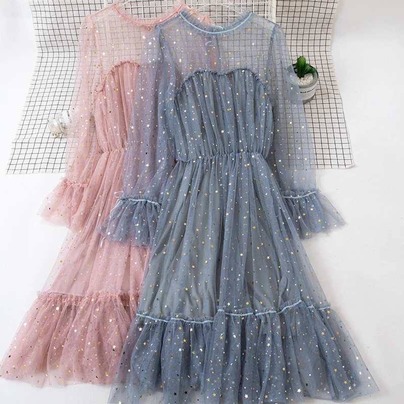 Sparkly Dress Women Glitter Sequin Dress Paillettes Sheer Dresses Sexy Mesh Ruffle Vestidos 2019 Spring Party Pink Boho Vintage
Sparkly Dress Women Glitter Sequin Dress Paillettes Sheer Dresses Sexy Mesh Ruffle Vestidos 2019 Spring Party Pink Boho Vintage