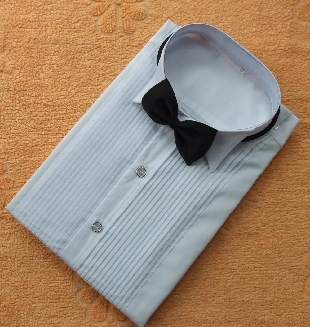 Classic Fit Polyester Shirts Custom Made Any Colors Men Wedding Groom Front Pleats Bridegroom Shirt For Men CS11
Classic Fit Polyester Shirts Custom Made Any Colors Men Wedding Groom Front Pleats Bridegroom Shirt For Men CS11