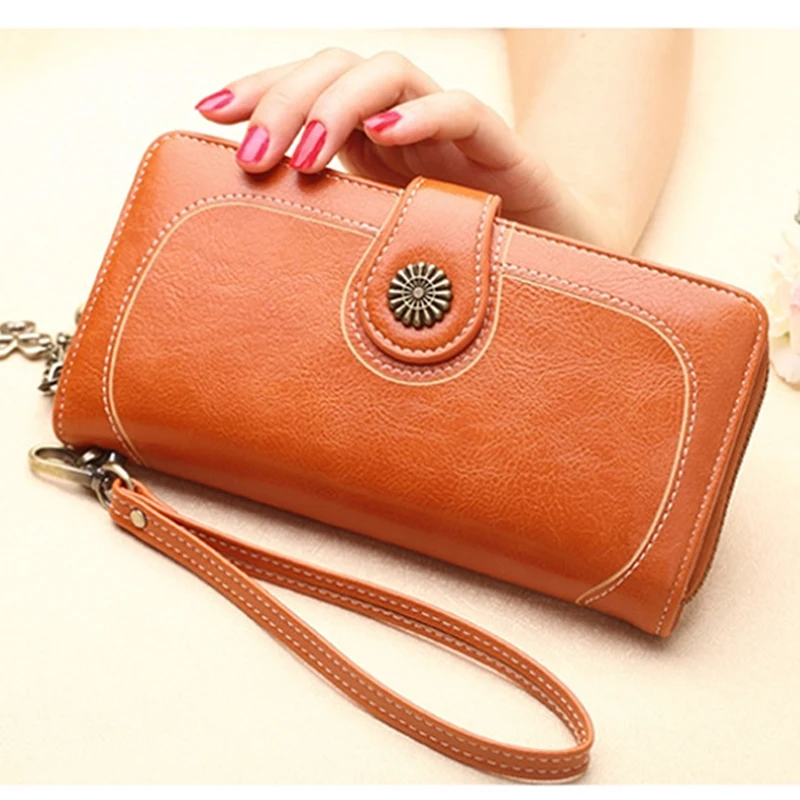 Women Wallet Luxury Brand Phone Leather Zipper Long Wallets Female Vintage Coin Purse Money Credit Card Holders Clutch Bag Lady
Women Wallet Luxury Brand Phone Leather Zipper Long Wallets Female Vintage Coin Purse Money Credit Card Holders Clutch Bag Lady