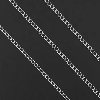100 Meters Stainless Steel Link Chain Findings DIY Extender Soldered Curb Chain Welded Link 2.5x3.4mm
100 Meters Stainless Steel Link Chain Findings DIY Extender Soldered Curb Chain Welded Link 2.5x3.4mm