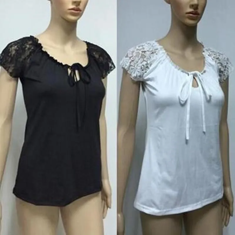 Women Sexy Lace T-shirt Short Sleeve Print Floral Round Neck Casual Club/Party Milk Silk Tshirt 2019 Top Fashion Spring Clothes
Women Sexy Lace T-shirt Short Sleeve Print Floral Round Neck Casual Club/Party Milk Silk Tshirt 2019 Top Fashion Spring Clothes