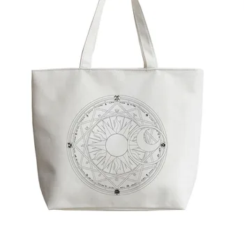 Card Captor Sakura Magic array Japanese Anime Canvas Tote bags Cartoon Shopping bag school Shoulder AN163
Card Captor Sakura Magic array Japanese Anime Canvas Tote bags Cartoon Shopping bag school Shoulder AN163