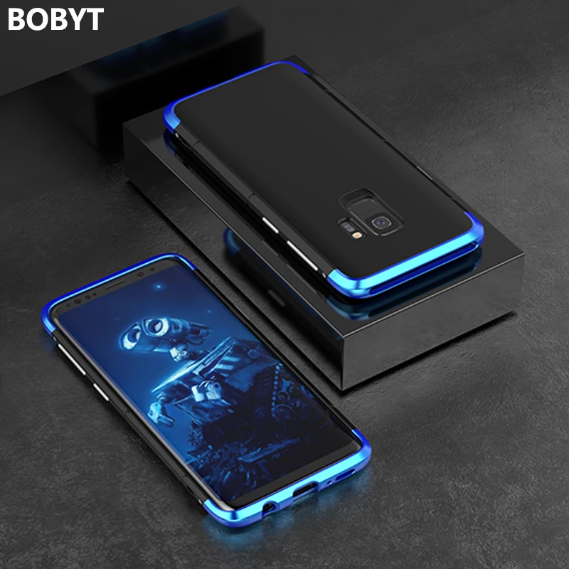 For Samsung Galaxy S9 Case Cover Luxury Metal Aluminum Frame Hard Plastic Protective Armor Phone Case for Samsung S9 Back Cover
For Samsung Galaxy S9 Case Cover Luxury Metal Aluminum Frame Hard Plastic Protective Armor Phone Case for Samsung S9 Back Cover