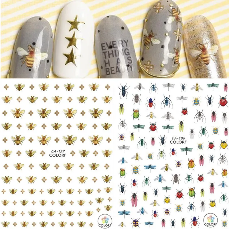 Fly Insect 3d Nail Stickers Decals Self-adhensive DIY Tip Charm Design Bee Nail Art Sticker Wraps Perfect Decorations
Fly Insect 3d Nail Stickers Decals Self-adhensive DIY Tip Charm Design Bee Nail Art Sticker Wraps Perfect Decorations