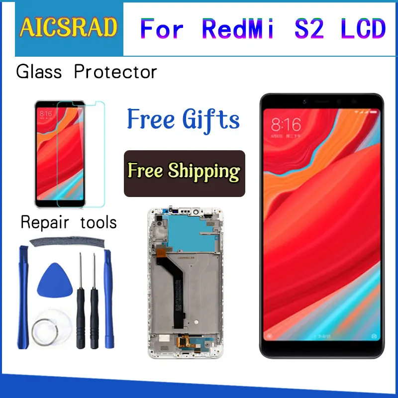 For Xiaomi Redmi S2 LCD Screen + Touch Screen Digitizer Assembly Replacement for Xiaomi Redmi S2 LCD Screen 5.99inch + Tools
For Xiaomi Redmi S2 LCD Screen + Touch Screen Digitizer Assembly Replacement for Xiaomi Redmi S2 LCD Screen 5.99inch + Tools