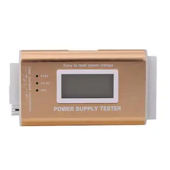 Digital LCD PC voltageTester 20/24 Pin 4 PSU ATX BTX ITX SATA HDD hard disk PCI-E graphics Power Supply robust voltage tester
Digital LCD PC voltageTester 20/24 Pin 4 PSU ATX BTX ITX SATA HDD hard disk PCI-E graphics Power Supply robust voltage tester