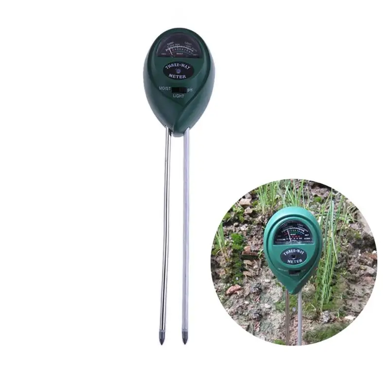 3in1 Soil Moisture Meter for Garden Lawn Plant Pot Moisture Light PH Sensor Tool Flowers Vegetable Acidity Moisture Soil Tester
3in1 Soil Moisture Meter for Garden Lawn Plant Pot Moisture Light PH Sensor Tool Flowers Vegetable Acidity Moisture Soil Tester