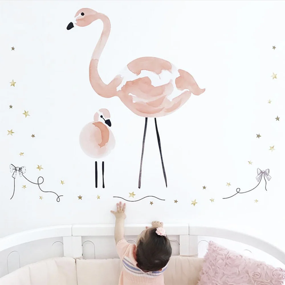 Cartoon Animal Flamingo Wall Stickers Art Hot Air Balloon Wall Decal Feather Sticker Baby Girls Kids Bedroom Nursery Home Decor
Cartoon Animal Flamingo Wall Stickers Art Hot Air Balloon Wall Decal Feather Sticker Baby Girls Kids Bedroom Nursery Home Decor