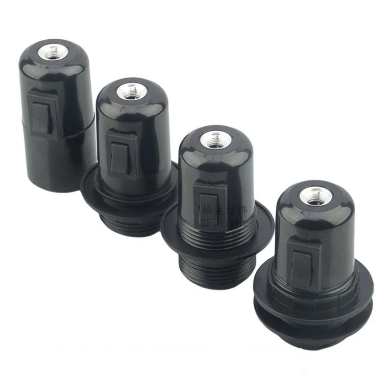IWHD DIY Partalamparas E27 Socket Lamp Base with Switch 4A,250V Black color Fitting E27 Lamp Bulb Holder Socket
IWHD DIY Partalamparas E27 Socket Lamp Base with Switch 4A,250V Black color Fitting E27 Lamp Bulb Holder Socket
