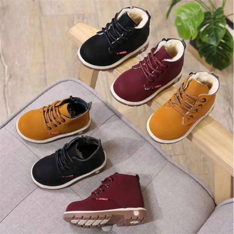 MHYONS winter Fashion Child Leather Snow Boots For Girls Boys Warm Martin Boots Shoes Casual Plush Child Baby Toddler Shoe
MHYONS winter Fashion Child Leather Snow Boots For Girls Boys Warm Martin Boots Shoes Casual Plush Child Baby Toddler Shoe