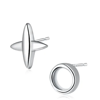 Stud Earrings For Women Fine Jewelry S925 Ear Stud Sterling Silver Asymmetric Brincos Creative Bijouterie Charms Accessories
Stud Earrings For Women Fine Jewelry S925 Ear Stud Sterling Silver Asymmetric Brincos Creative Bijouterie Charms Accessories