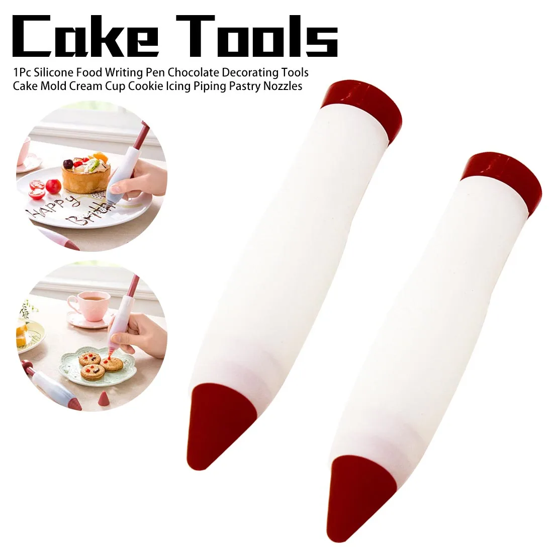 Decorating Tools dessert decorators Chocolate Pen 1pc Silicone Food Writing Cream Decorating tools Fondant Cake Cream
Decorating Tools dessert decorators Chocolate Pen 1pc Silicone Food Writing Cream Decorating tools Fondant Cake Cream