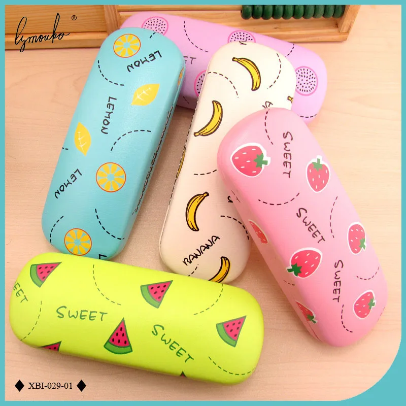 Lymouko New Design Cute Multicolor Fruit Pattern PU Leather Glasses Case Metal Eyewear Glasses Box for Gift
Lymouko New Design Cute Multicolor Fruit Pattern PU Leather Glasses Case Metal Eyewear Glasses Box for Gift