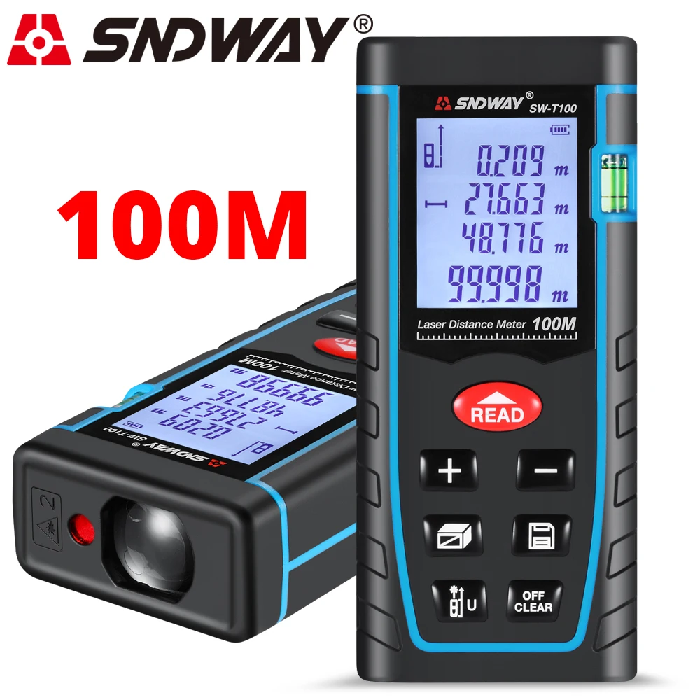 Hot Sale Digital Laser Distance Meter Roulette Bubble Level Rangefinder Range Finder Tape Measure Area/Volume Laser Tape Measure
Hot Sale Digital Laser Distance Meter Roulette Bubble Level Rangefinder Range Finder Tape Measure Area/Volume Laser Tape Measure
