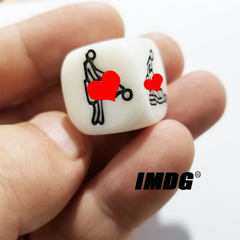 1PC Sexy Dice Pattern Couples 20mm White Action Position Posture #20 Game Passion dice
1PC Sexy Dice Pattern Couples 20mm White Action Position Posture #20 Game Passion dice