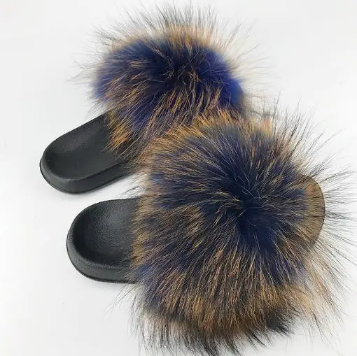 2019 Raccoon Fur Slippers Women Sliders Casual Fox Hair Flat Fluffy Home Summer Big Size 45 Furry Flip Flops Shoes wholesale
2019 Raccoon Fur Slippers Women Sliders Casual Fox Hair Flat Fluffy Home Summer Big Size 45 Furry Flip Flops Shoes wholesale
