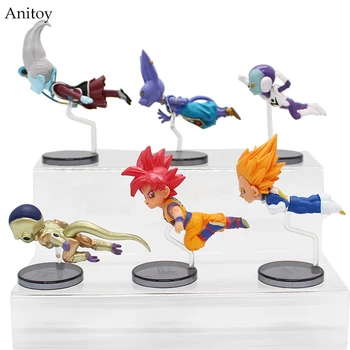 6pcs/set Dragon Ball Z The Historical Characters Vol.1 Whis Beerus Goku Black Vegeta Frieza PVC Figure Collectible 6-9cm KT4006
6pcs/set Dragon Ball Z The Historical Characters Vol.1 Whis Beerus Goku Black Vegeta Frieza PVC Figure Collectible 6-9cm KT4006