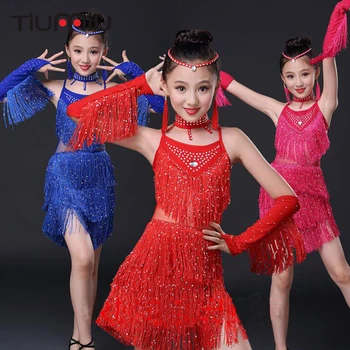 latin dance dress for girls children salsa for competition wear red skirts costumes latin dancing dresses kid's fringe sequin
latin dance dress for girls children salsa for competition wear red skirts costumes latin dancing dresses kid's fringe sequin