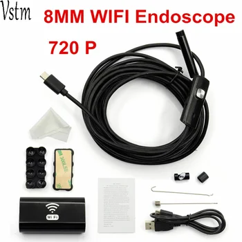 2018 Newest 2M/5M/10M Wireless Wifi 8 MM Borescope HD 720P Endoscope Android Camera Waterproof Android Iphone Endoscope Camera 2
2018 Newest 2M/5M/10M Wireless Wifi 8 MM Borescope HD 720P Endoscope Android Camera Waterproof Android Iphone Endoscope Camera 2