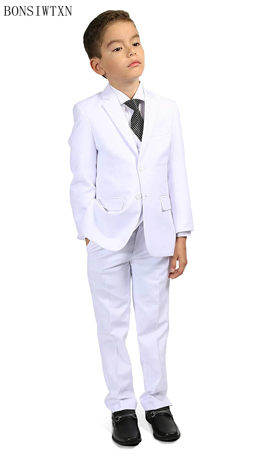BONSIWTXN 2019 Kids Wedding Suits Formal Baby Boy Blazers Suits Ring Bearer Outfits Flower Boys Tuxedos Suit Kids Clothing Set
BONSIWTXN 2019 Kids Wedding Suits Formal Baby Boy Blazers Suits Ring Bearer Outfits Flower Boys Tuxedos Suit Kids Clothing Set
