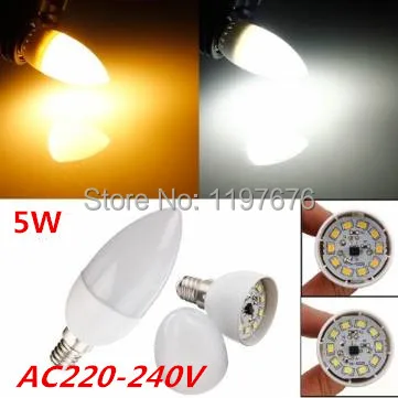 Free Shipping! 1PCS/Lot LED Candle Light 2835SMD Bulb Lamp High Brightnes 5W E14 AC220V 230V 240V Cold White/Warm White
Free Shipping! 1PCS/Lot LED Candle Light 2835SMD Bulb Lamp High Brightnes 5W E14 AC220V 230V 240V Cold White/Warm White
