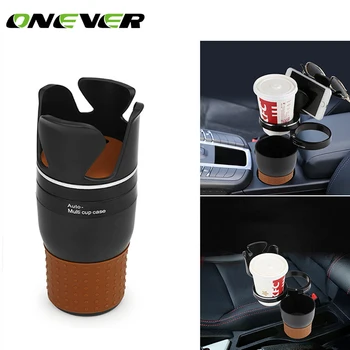 

Onever Multi Function Car Storage Box Car Drink Holder Car Organizer 360 Degree Rotation for Coins Keys Phone Stand