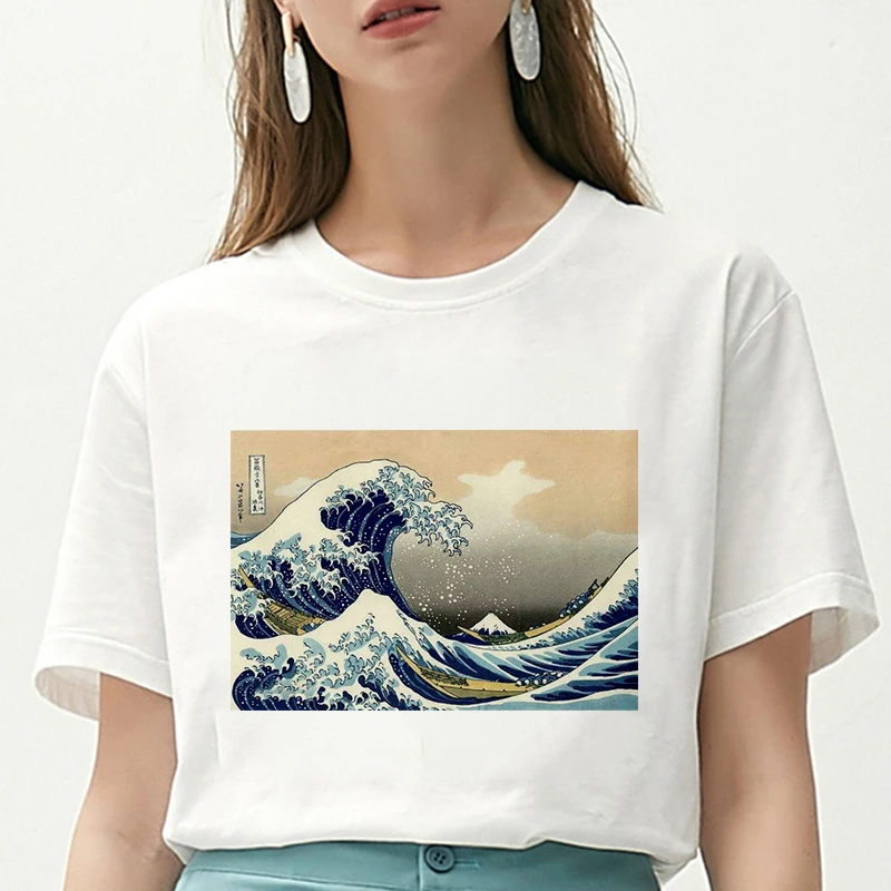New Summer T Shirt Women spoof Surf starry sky Printed Harajuku funny T-shirt aesthetics Hipster Thin section tops Korean Tshirt
New Summer T Shirt Women spoof Surf starry sky Printed Harajuku funny T-shirt aesthetics Hipster Thin section tops Korean Tshirt