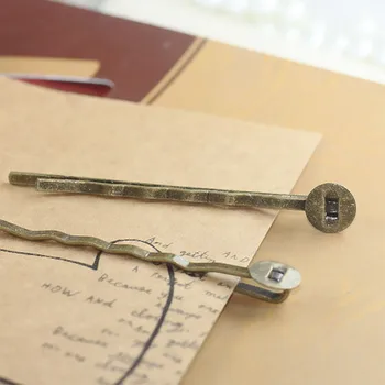 Antique Bronze French Barrettes Hair Bobby Pin clips with 8mm Pad Tray,DIY Jewelry Finding Accessories 200pcs
Antique Bronze French Barrettes Hair Bobby Pin clips with 8mm Pad Tray,DIY Jewelry Finding Accessories 200pcs
