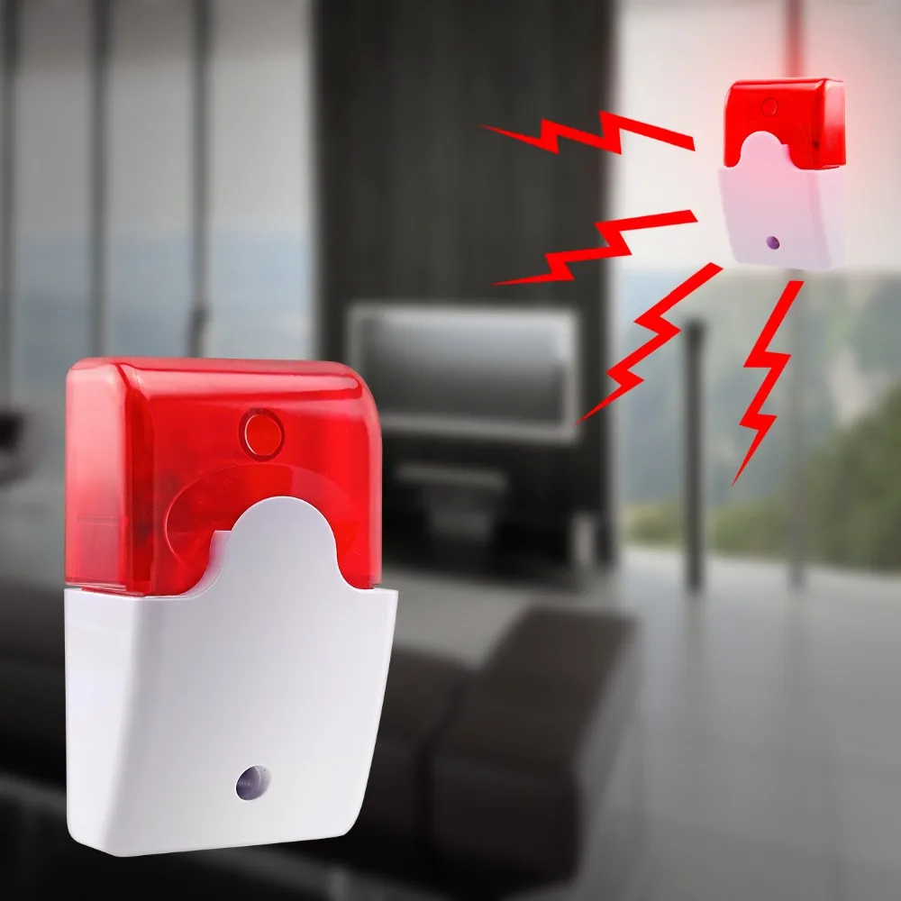 FUERS SS04 Wireless 110dB Strobe Siren Sound Alarm Siren Flashing Red Light Sound Siren for G90B Plus S1WG S3 Alarm System
FUERS SS04 Wireless 110dB Strobe Siren Sound Alarm Siren Flashing Red Light Sound Siren for G90B Plus S1WG S3 Alarm System