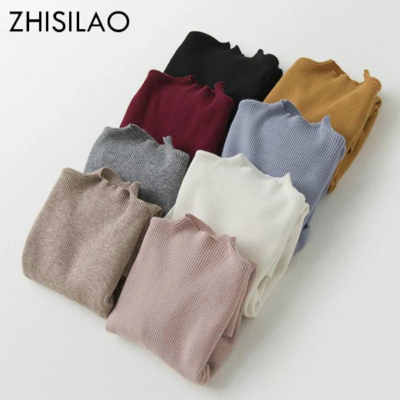 Slim Sexy Turtleneck Sweaters Thin Solid Knitted Sweaters Pullover Women Autumn Winter 2018 Pull Femme Cotton Casual Mujer Tops
Slim Sexy Turtleneck Sweaters Thin Solid Knitted Sweaters Pullover Women Autumn Winter 2018 Pull Femme Cotton Casual Mujer Tops