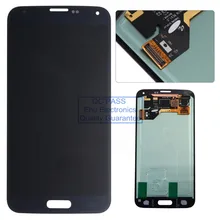 New LCD display touch screen digitizer assembly replacement part for Samsung Galaxy S5 i9600 G900R G900F G900H G900M G9001 Black