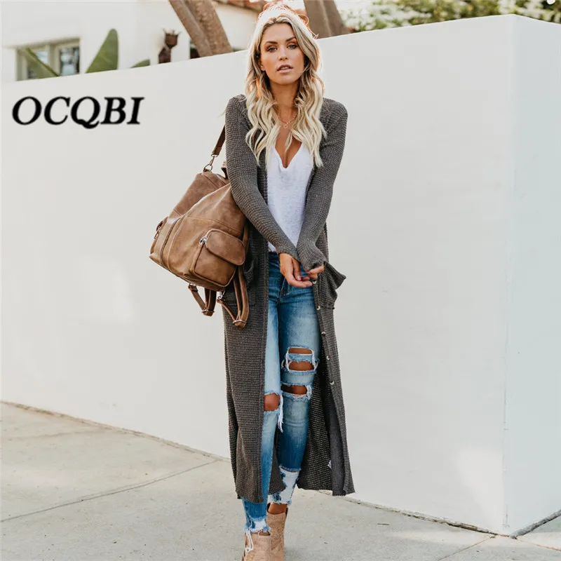 Fall Fashion 2019 Elegant Button Long Cardigan Coat Vintage Knitting Women Sweater Cardigan
Fall Fashion 2019 Elegant Button Long Cardigan Coat Vintage Knitting Women Sweater Cardigan