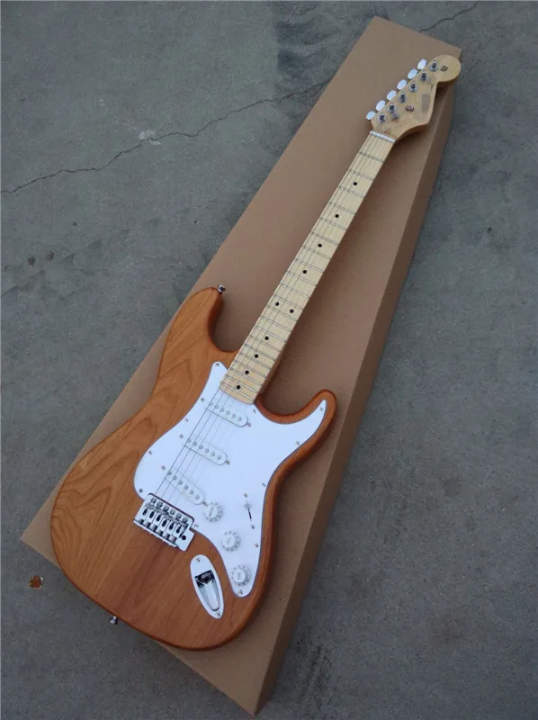 Nature ash/ alder wood st electric guitar sss single pickup, accept customsize, custom shop
Nature ash/ alder wood st electric guitar sss single pickup, accept customsize, custom shop