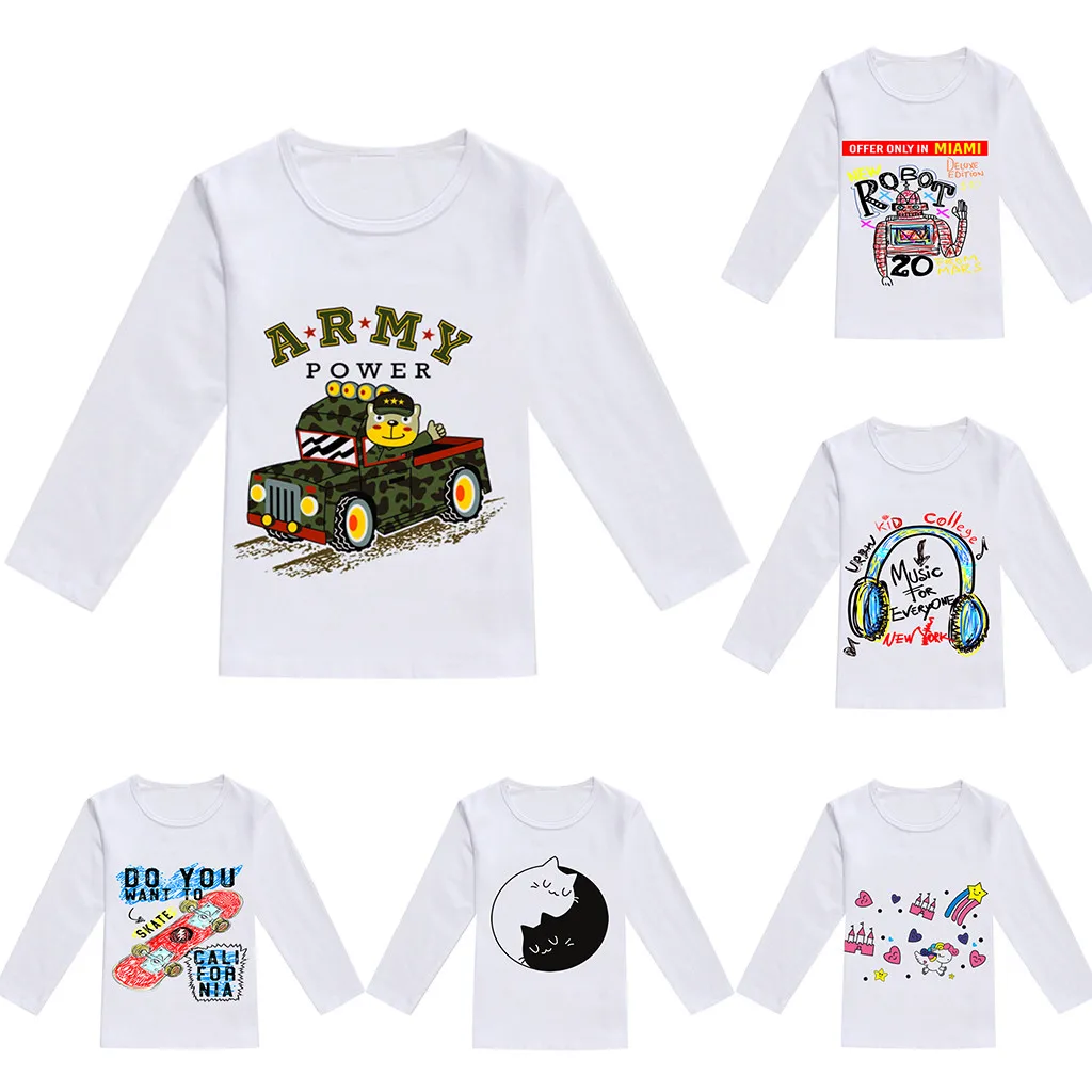 Kids Baby Girl Boy Spring 2019 Tops Fashion Cartoon Print Long Sleeve Baby Boy Girl T Shirt Casual Baby Boy Girl Top Kid Clothes
Kids Baby Girl Boy Spring 2019 Tops Fashion Cartoon Print Long Sleeve Baby Boy Girl T Shirt Casual Baby Boy Girl Top Kid Clothes