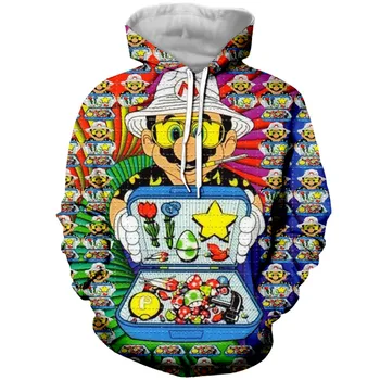 YX GIRL 3D Print LSD MARIO's magic bag Mens Hoodies Sweatshirt With Hat Pocket Men Autumn Spring Tracksuit Pullover Dropshipping
YX GIRL 3D Print LSD MARIO's magic bag Mens Hoodies Sweatshirt With Hat Pocket Men Autumn Spring Tracksuit Pullover Dropshipping