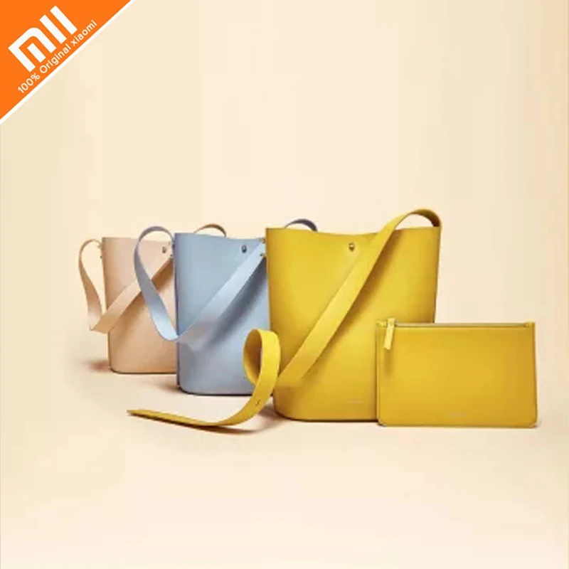 Original xiaomi mijia CARRY'O light luxury leather bucket bag fashion ladies single room package sub-package
Original xiaomi mijia CARRY'O light luxury leather bucket bag fashion ladies single room package sub-package