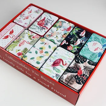6pcs/lot L size Flemingo Design Square Tin Storage Box Jewelry Case Name Card Box Case Sewing Stationery Box Hot Selling
6pcs/lot L size Flemingo Design Square Tin Storage Box Jewelry Case Name Card Box Case Sewing Stationery Box Hot Selling