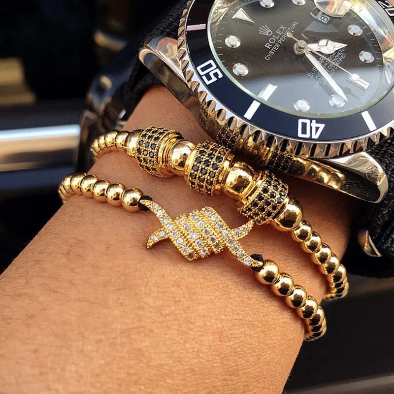 Couples Bracelet men women Lover Jewelry Fashion charm luxury CZ shake hands golden Copper beads Braided Macrame Bracelets joyas
Couples Bracelet men women Lover Jewelry Fashion charm luxury CZ shake hands golden Copper beads Braided Macrame Bracelets joyas