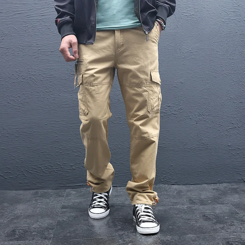 2019 New Mens Military Cargo Pants Multi-pockets Baggy Men Pants Casual Trousers Overalls Army Pants Cargo Pants high quality
2019 New Mens Military Cargo Pants Multi-pockets Baggy Men Pants Casual Trousers Overalls Army Pants Cargo Pants high quality
