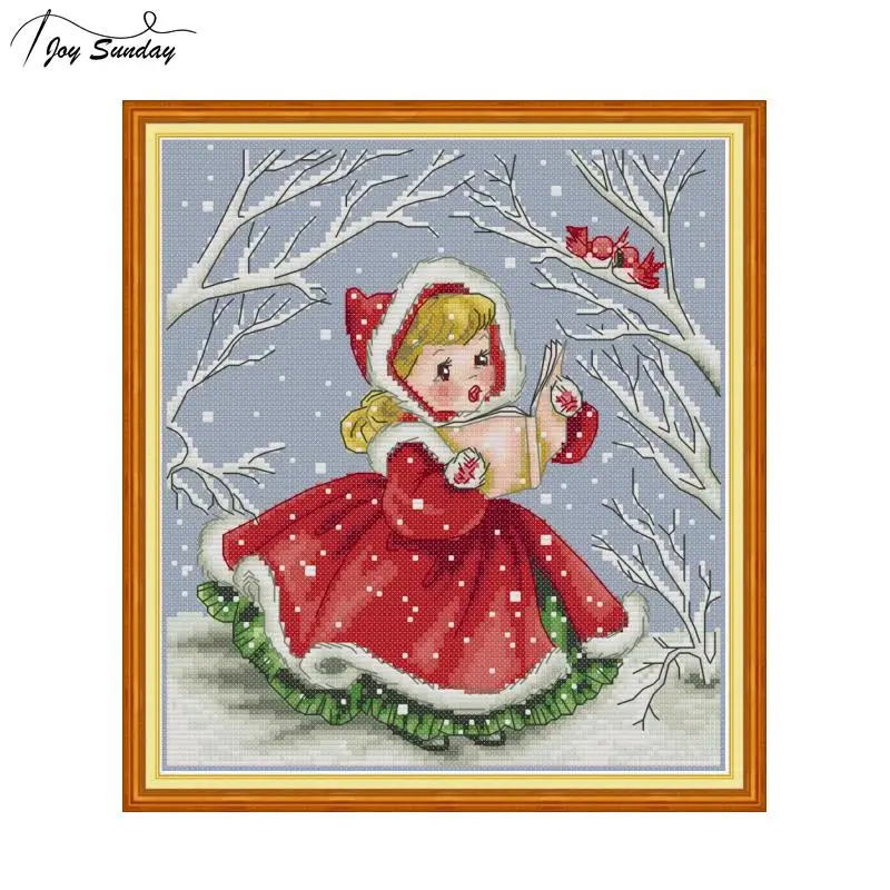 Joy Sunday DMC Cross Stitch Kits Full Counted Aida Fabric 14 Cross Stitching Printed Canvas Embroidery Stitch DMC DIY Needlewrok
Joy Sunday DMC Cross Stitch Kits Full Counted Aida Fabric 14 Cross Stitching Printed Canvas Embroidery Stitch DMC DIY Needlewrok