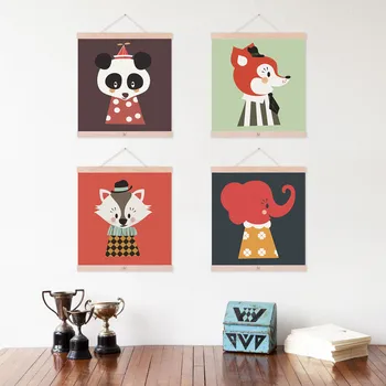Color Kawaii Animals Fox Panda Wooden Framed Canvas Painting Nordic Style Kids Baby Room Wall Art Pictures Decor Posters Scroll
Color Kawaii Animals Fox Panda Wooden Framed Canvas Painting Nordic Style Kids Baby Room Wall Art Pictures Decor Posters Scroll