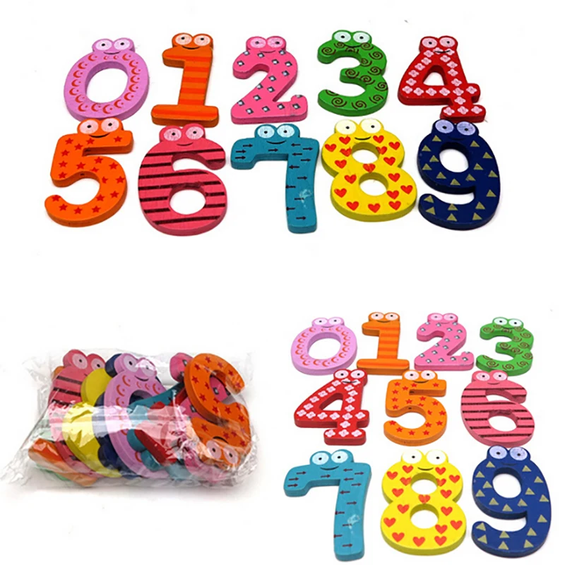 10pcs/Set Cartoon Cute Wooden Number Fridge Magnet Math For Children Early Learning Educational Gift Toy Refrigerator Sticker
10pcs/Set Cartoon Cute Wooden Number Fridge Magnet Math For Children Early Learning Educational Gift Toy Refrigerator Sticker