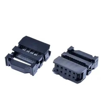 100 Pcs/ Lot 2.54mm Pitch 2x5 Pin 10 Pin IDC FC Female Header Socket Connector FC-10
100 Pcs/ Lot 2.54mm Pitch 2x5 Pin 10 Pin IDC FC Female Header Socket Connector FC-10