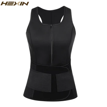 HEXIN Neoprene Sweat Sauna Vest Body Shaper Slimming Waist Trainer Body Shaper Workout Shapewear Adjustable Belt Corset
HEXIN Neoprene Sweat Sauna Vest Body Shaper Slimming Waist Trainer Body Shaper Workout Shapewear Adjustable Belt Corset