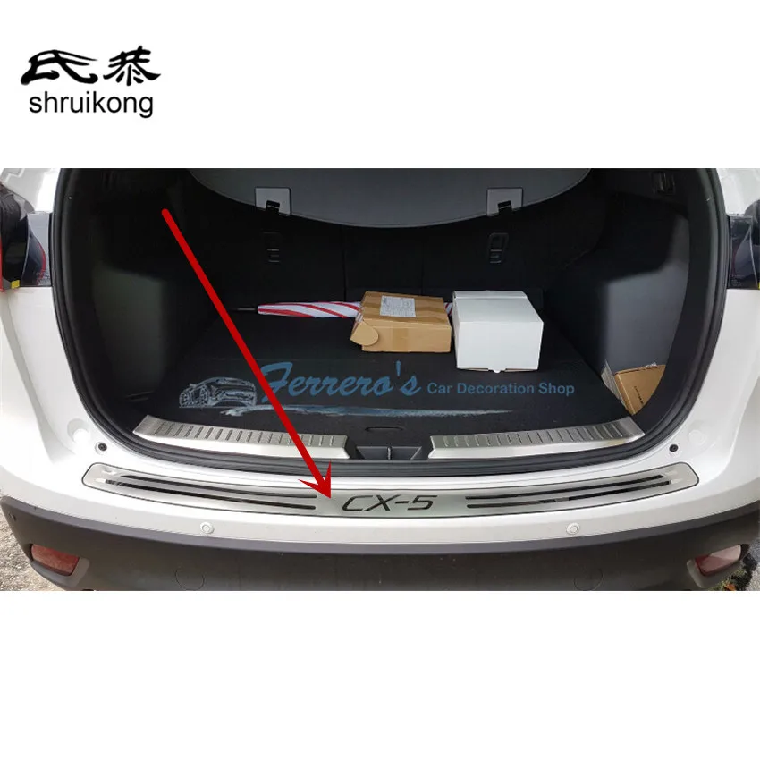Car styling for 2012-2013 2014 2015 Mazda CX-5 Stainless Steel back rear trunk Sill Scuff Plate Protection peda
Car styling for 2012-2013 2014 2015 Mazda CX-5 Stainless Steel back rear trunk Sill Scuff Plate Protection peda