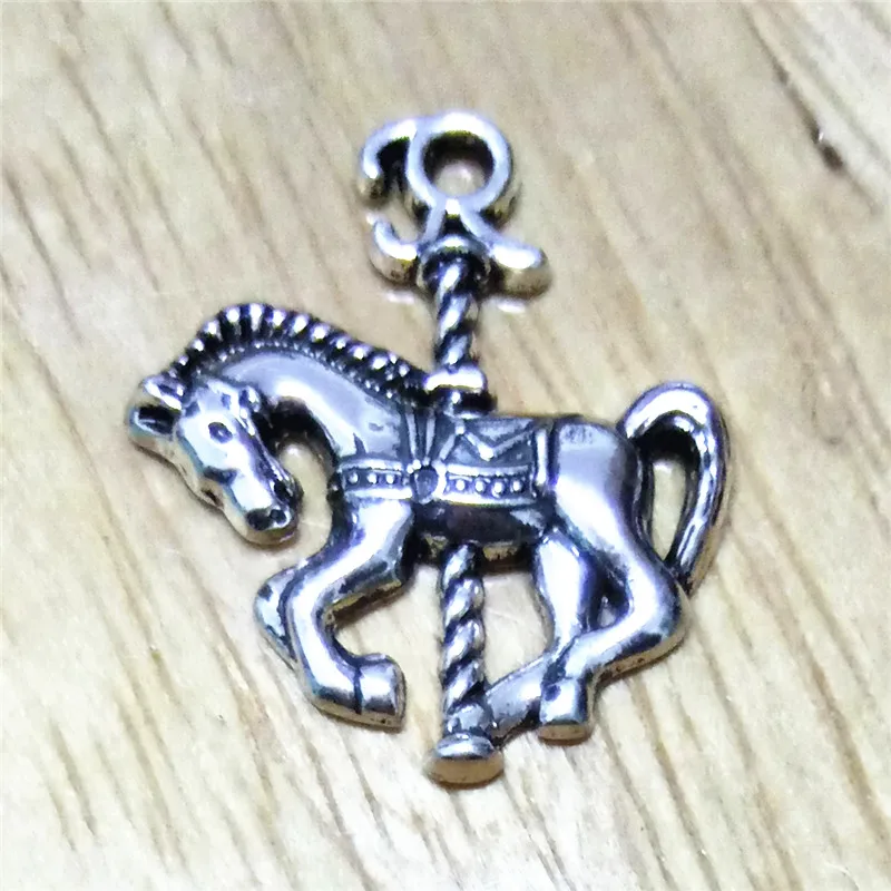 Zinc Alloy Antique Plated Carousel Horse Animals Charms For Bracelets Or Necklaces
Zinc Alloy Antique Plated Carousel Horse Animals Charms For Bracelets Or Necklaces